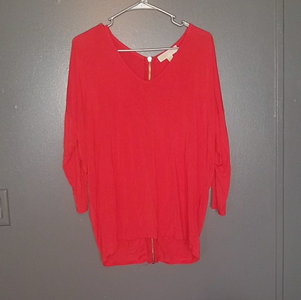 Michael Kors red shirt